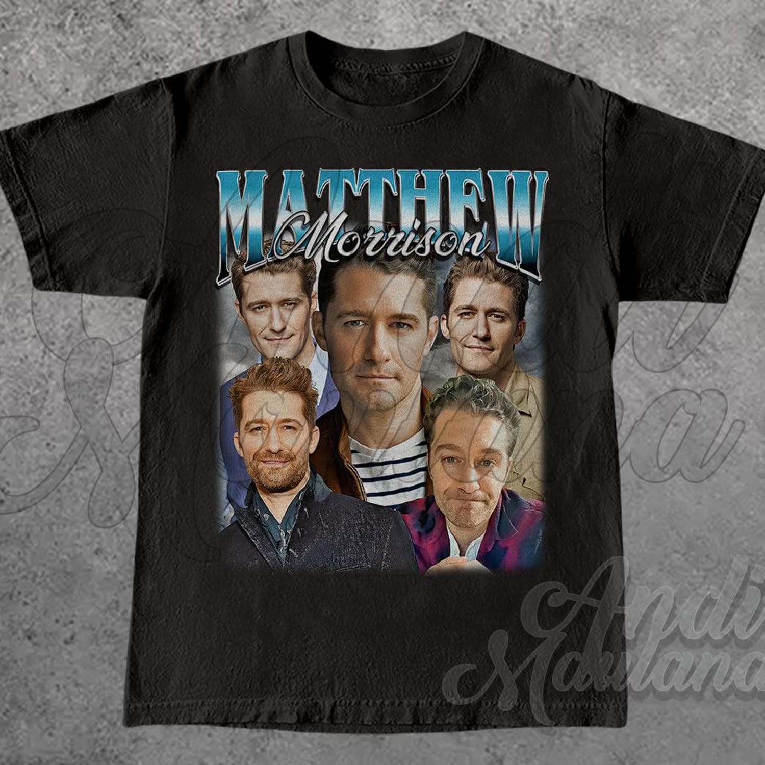 Matthew Morrison Actor and Dancer Unisex Tee, Graphic T-Shirt, Music Lover Gift, Vintage Style Shirt, Concert Apparel, Music Teacher Tee