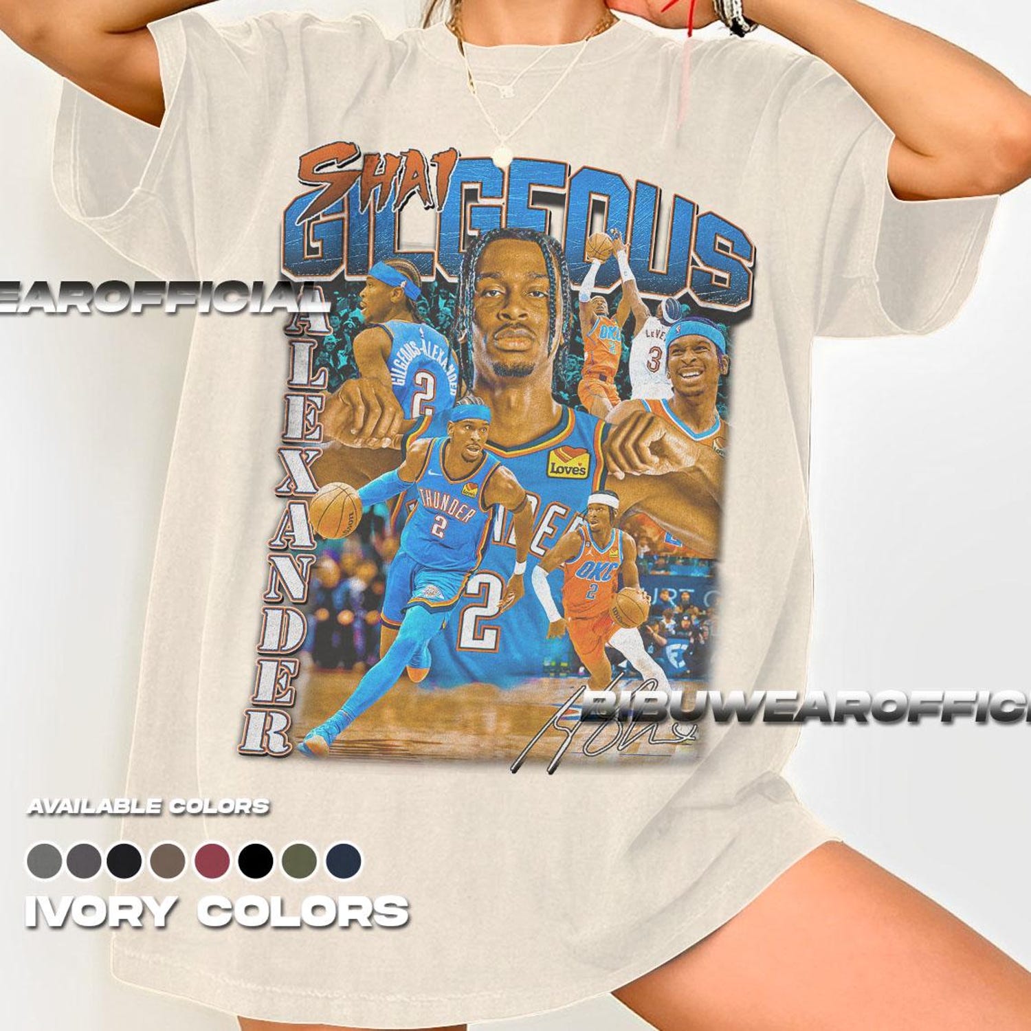 Shai Gilgeous-Alexander Basketball T-Shirt, Unisex Heavy Cotton, Sports Fan Gift, Basketball Lover, Player Shirt, Athletic Comfort Colors