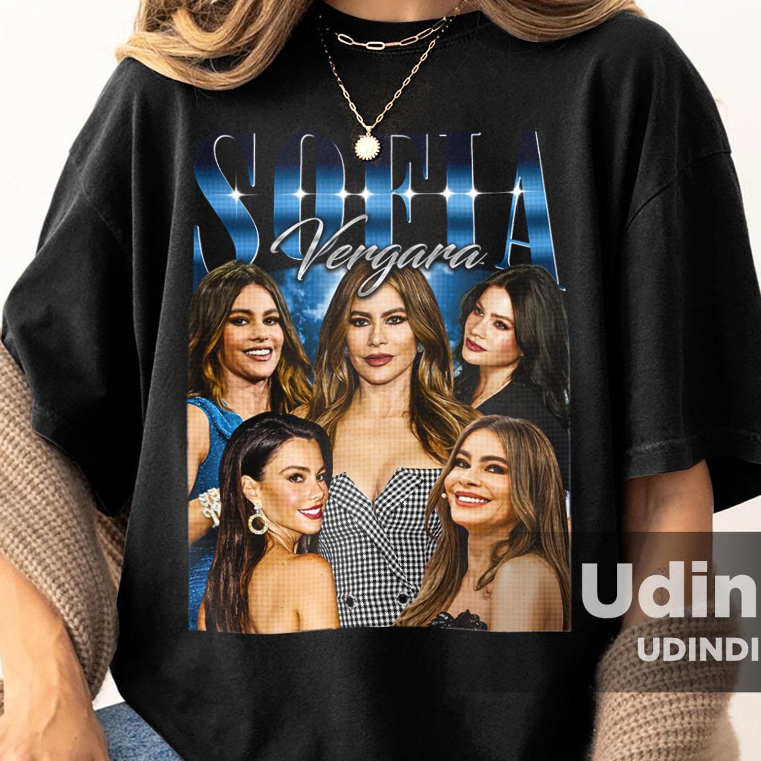 Sofia Vergara Actress Limited Vintage T-Shirt, Homage Retro 90s Graphic, Ideal Gift for TV Series and Movies Enthusiasts
