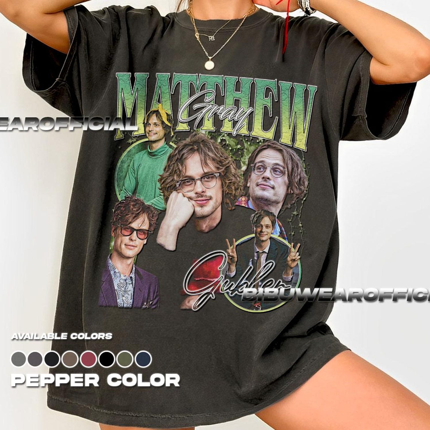 Matthew Gray Unisex Heavy Cotton Tee - Minimalist T-Shirt, Graphic Tee, Gift for Him, Classic Tee, Cotton Shirt Comfort Colors