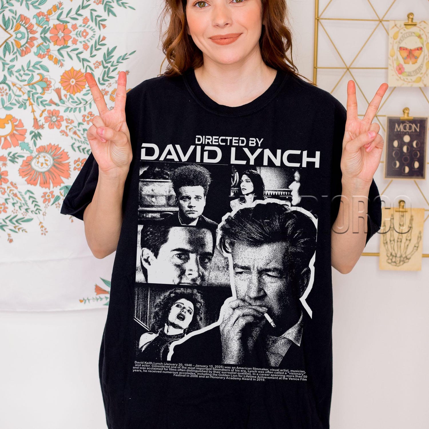 David Lynch Vintage T-Shirt: Retro 90's Unisex Comfort Colors Tee