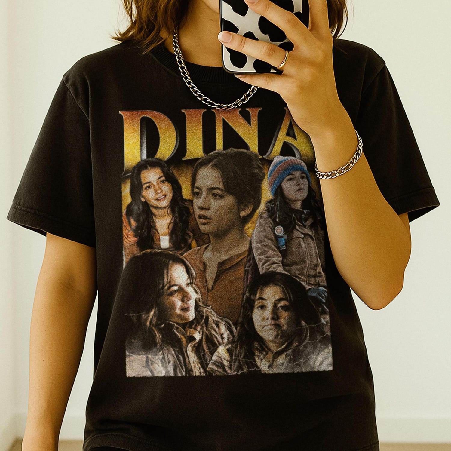 Dina Isabela Merced Vintage T-Shirt: Retro 90s Homage Tee