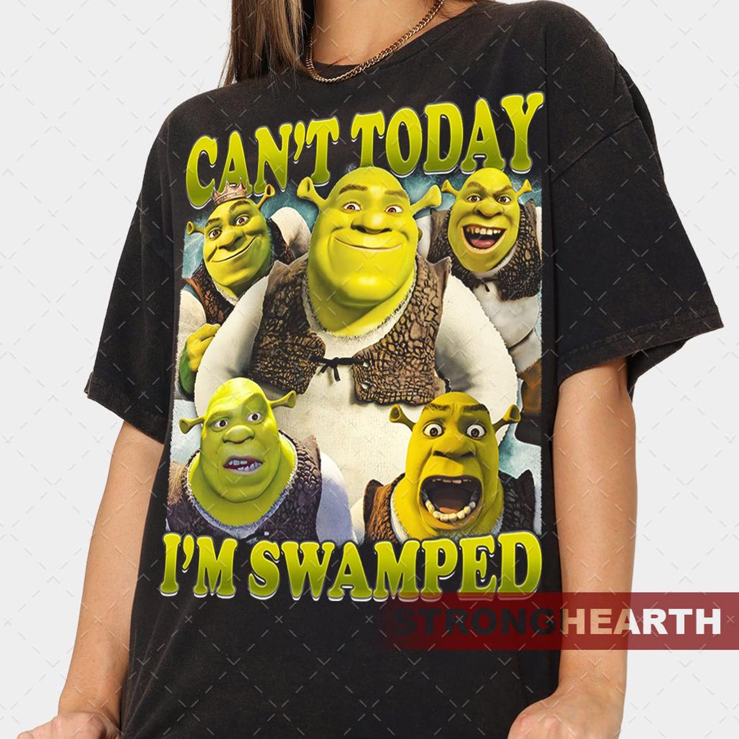 Can't Today I'm Swamped shrek  Shirt, Shrek Shirt, Fiona and Shrek Shirt, Shrek Sweatshirt