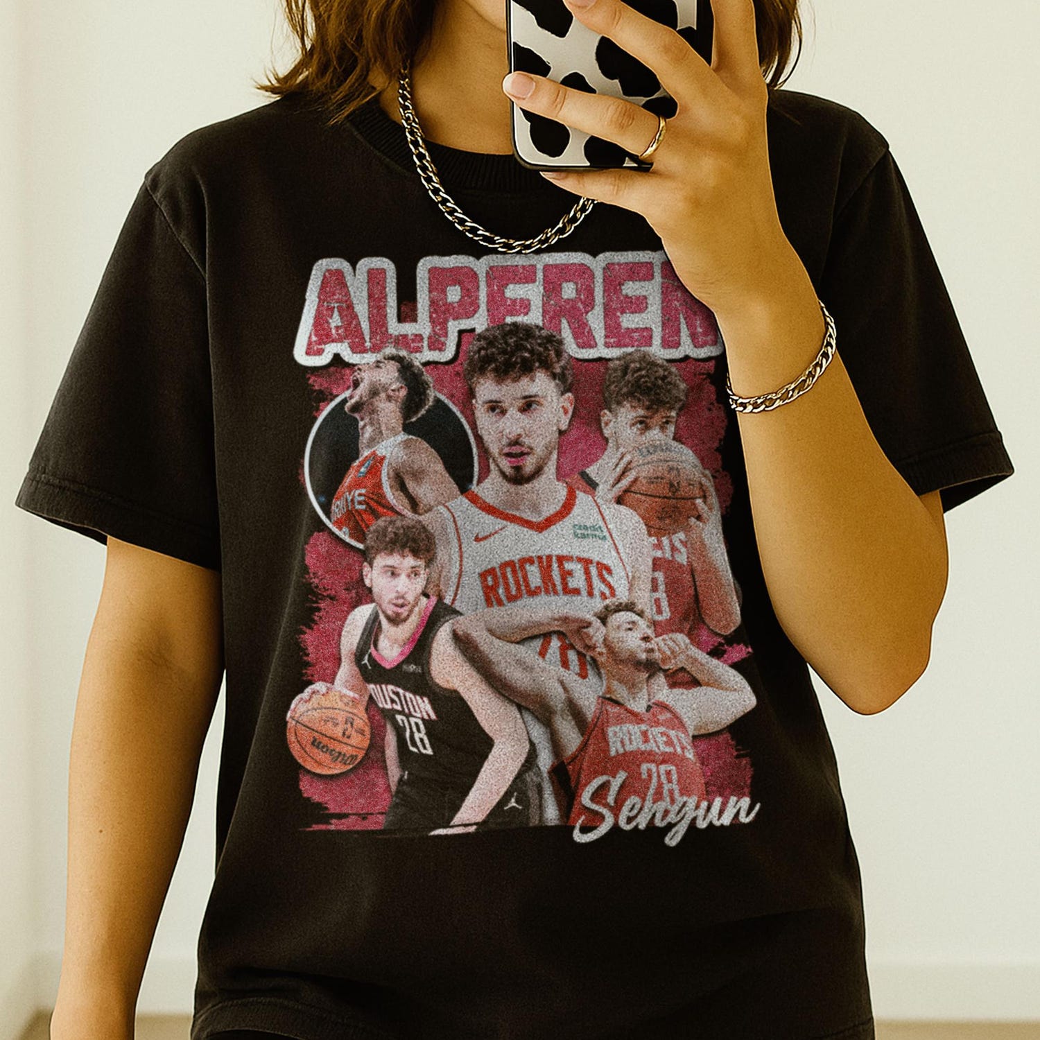 Alperen Sengun Vintage Basketball T-Shirt: 90s Homage Sports Tee