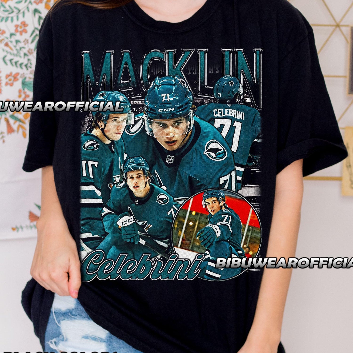 Macklin Celebrini Unisex Tee, Cotton Shirt, Gender Neutral Top, Classic T-Shirt, Casual Wear