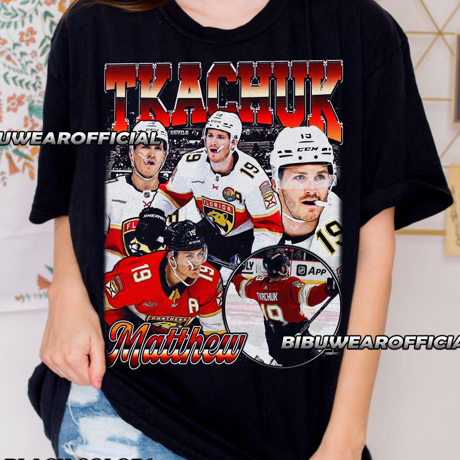 Matthew Tkachuk Unisex Heavy Cotton Tee - Hockey Fan Apparel, Calgary Flames Shirt, Player Gift, Sports Fan Clothing, Classic Cotton