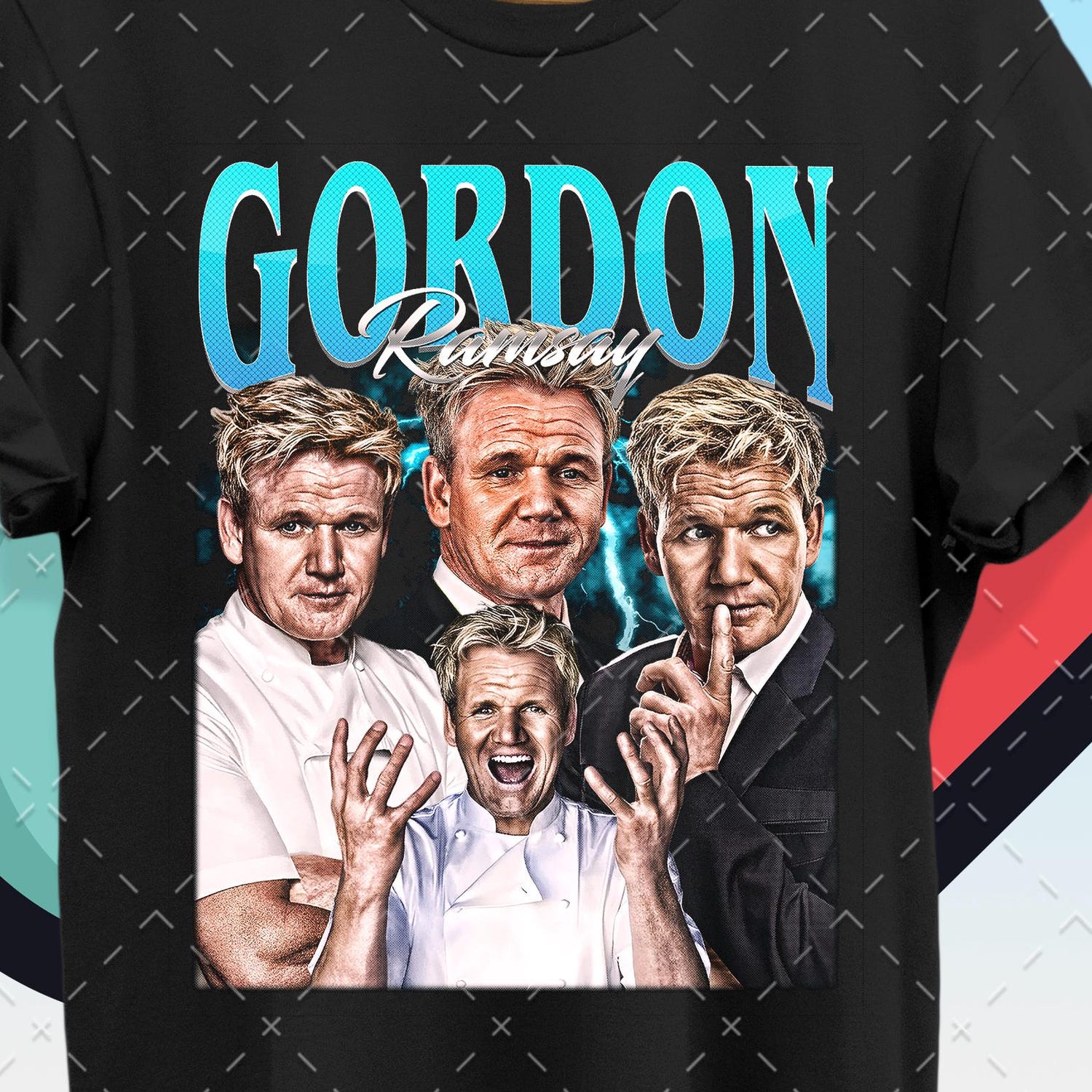 Gordon Ramsay Bootleg Vintage Style Shirt: Chef Fan Merch