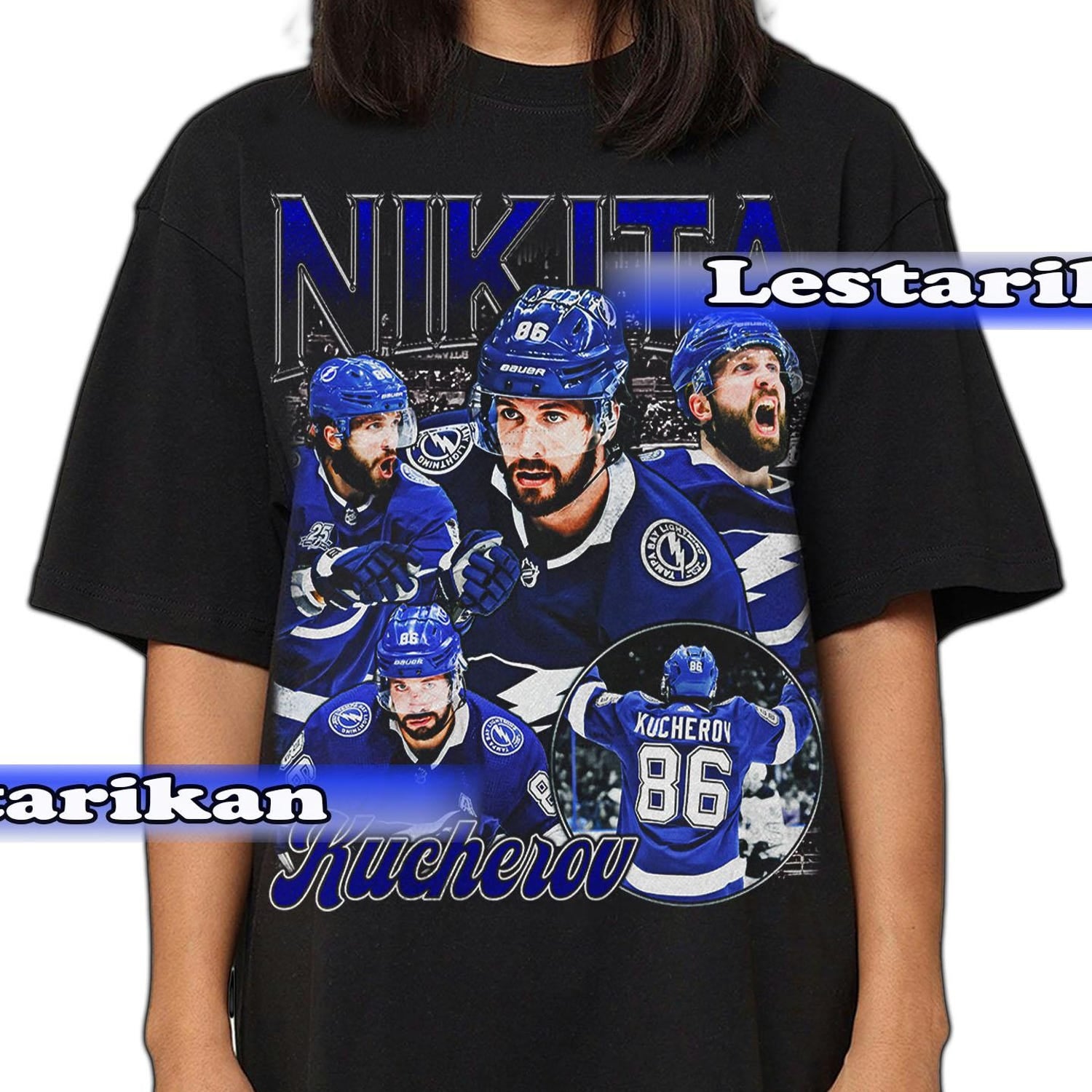 Nikita Kucherov Ice Hockey Player, Nikita Kucherov Fan Tee Graphic Vintage T-Shirt, Gift For Women and Man Unisex T-Shirt