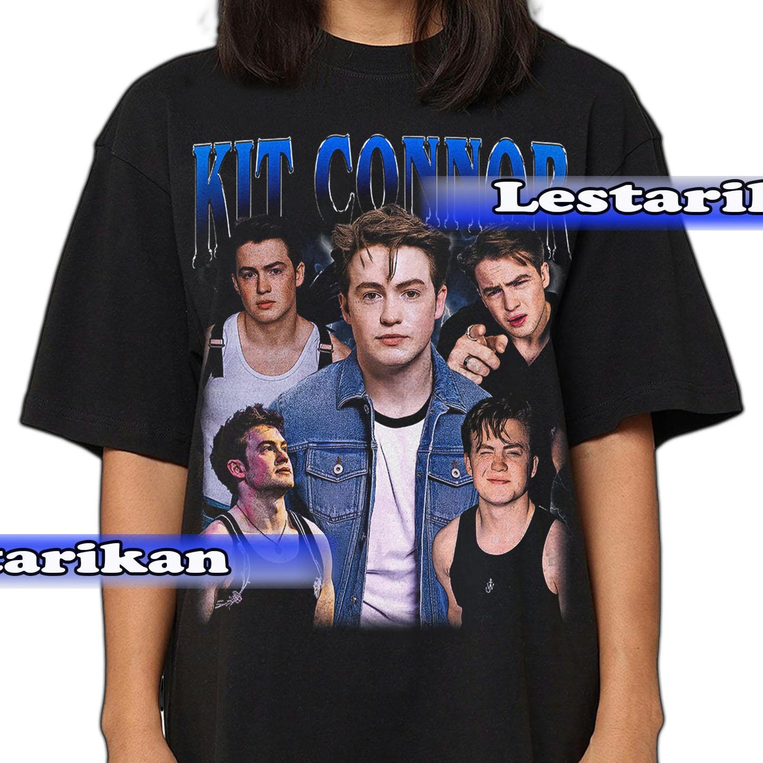 Kit Connor Actor Vintage 90s Graphic Style T-shirt, Kit Connor Bootleg Rap Shirt, Kit Connor Gifts For Man And Women Unisex T-shirt