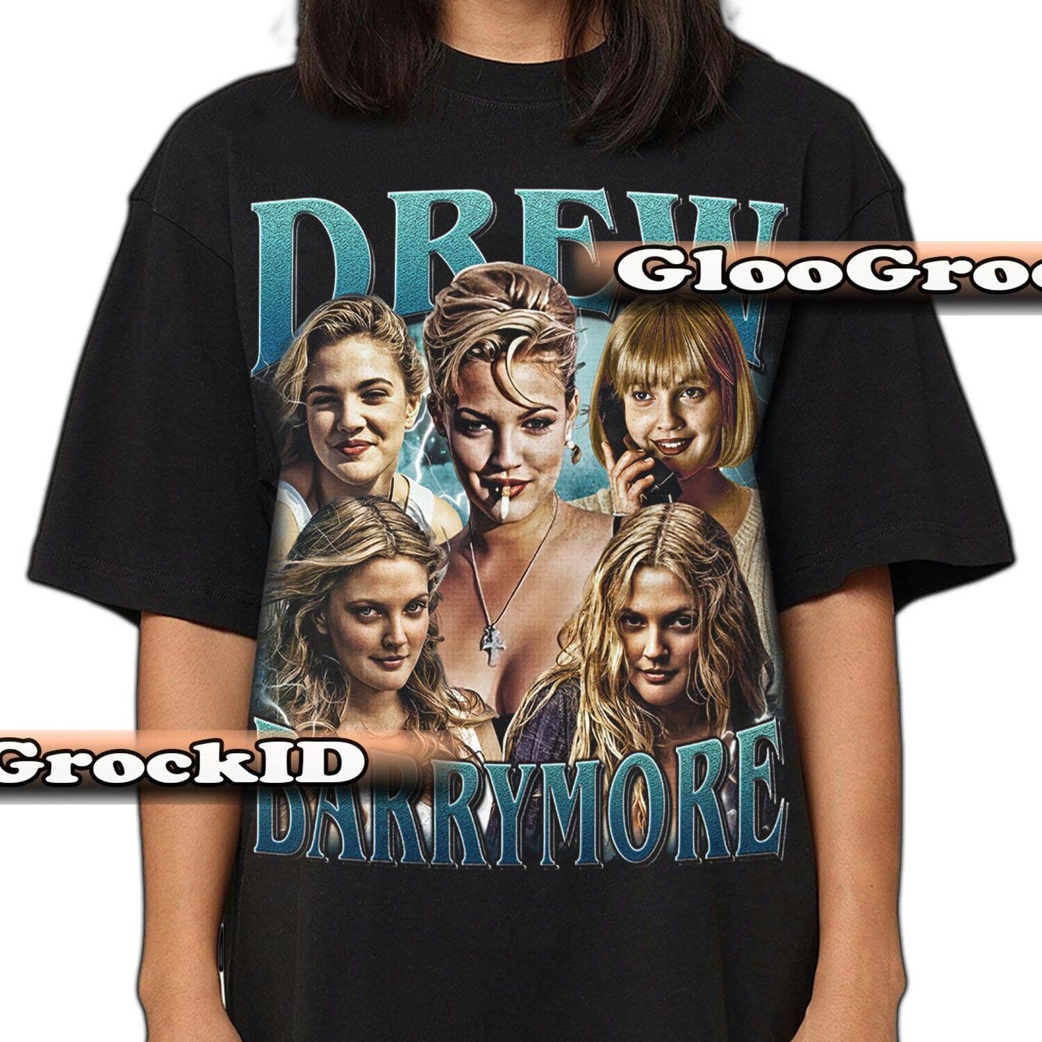 Drew Barrymore Movie Fan Tee, Talk Show Queen Tribute, Cute Vintage Aesthetic Apparel, Romcom Legend Gift Idea