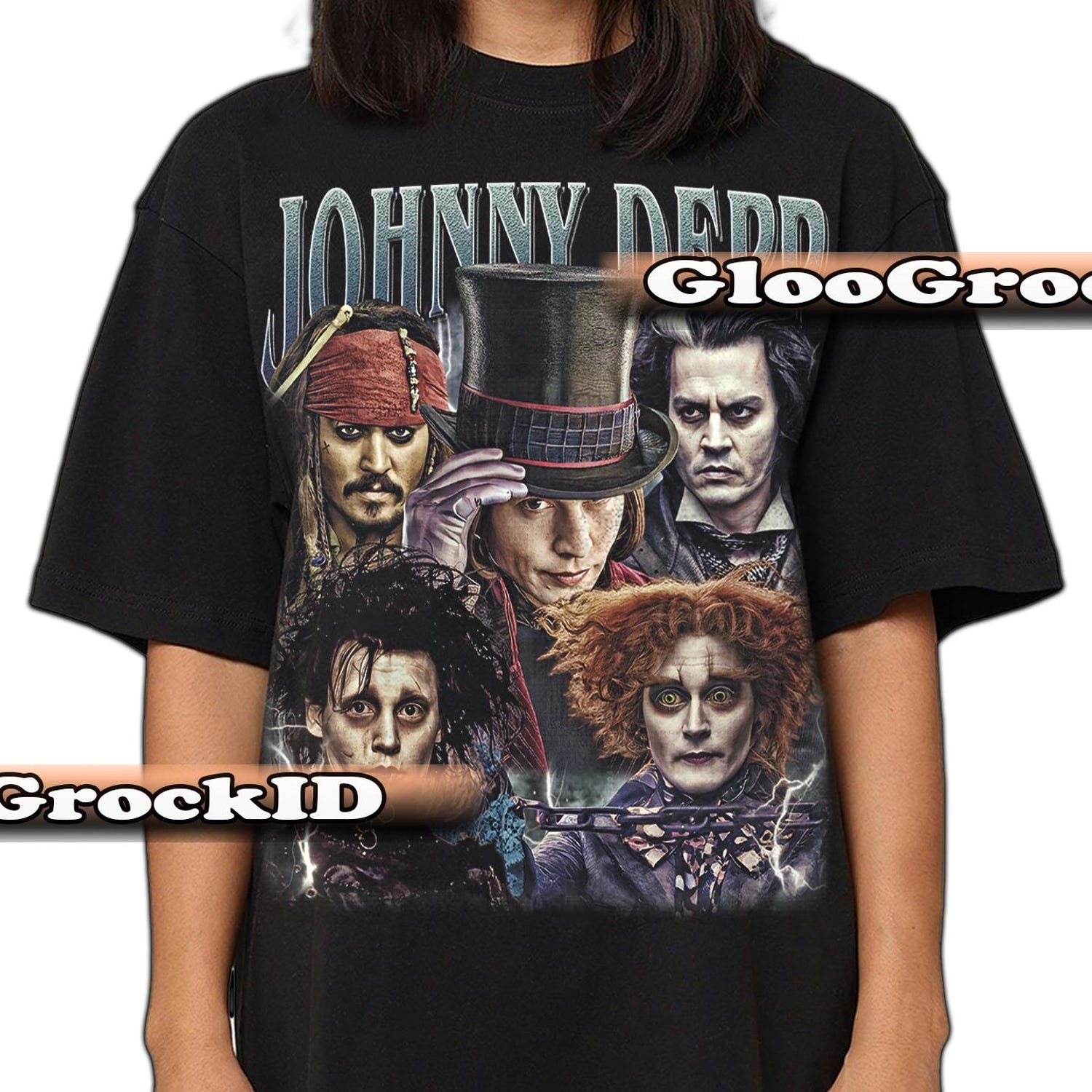 Johnny Depp Mysterious Actor Inspired Shirt, Fan Art Tribute Tee, Vintage Cinema Aesthetic, Iconic Movie Star Design, Alternative Film Love
