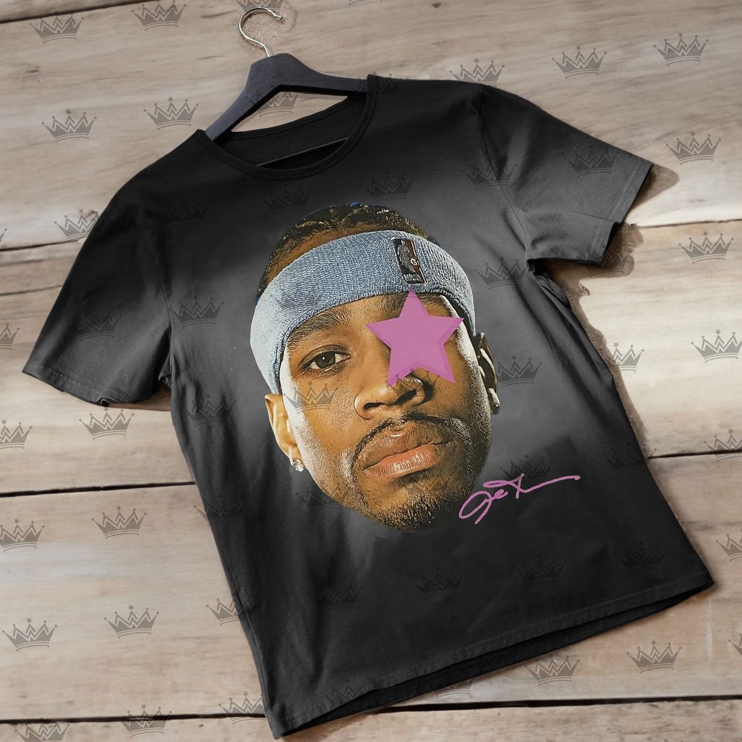 Allen Iverson Head Fan Tee, Basketball Legend Unisex T-Shirt, Sports Apparel, Gift for Basketball Fans, Vintage Basketball Shirt