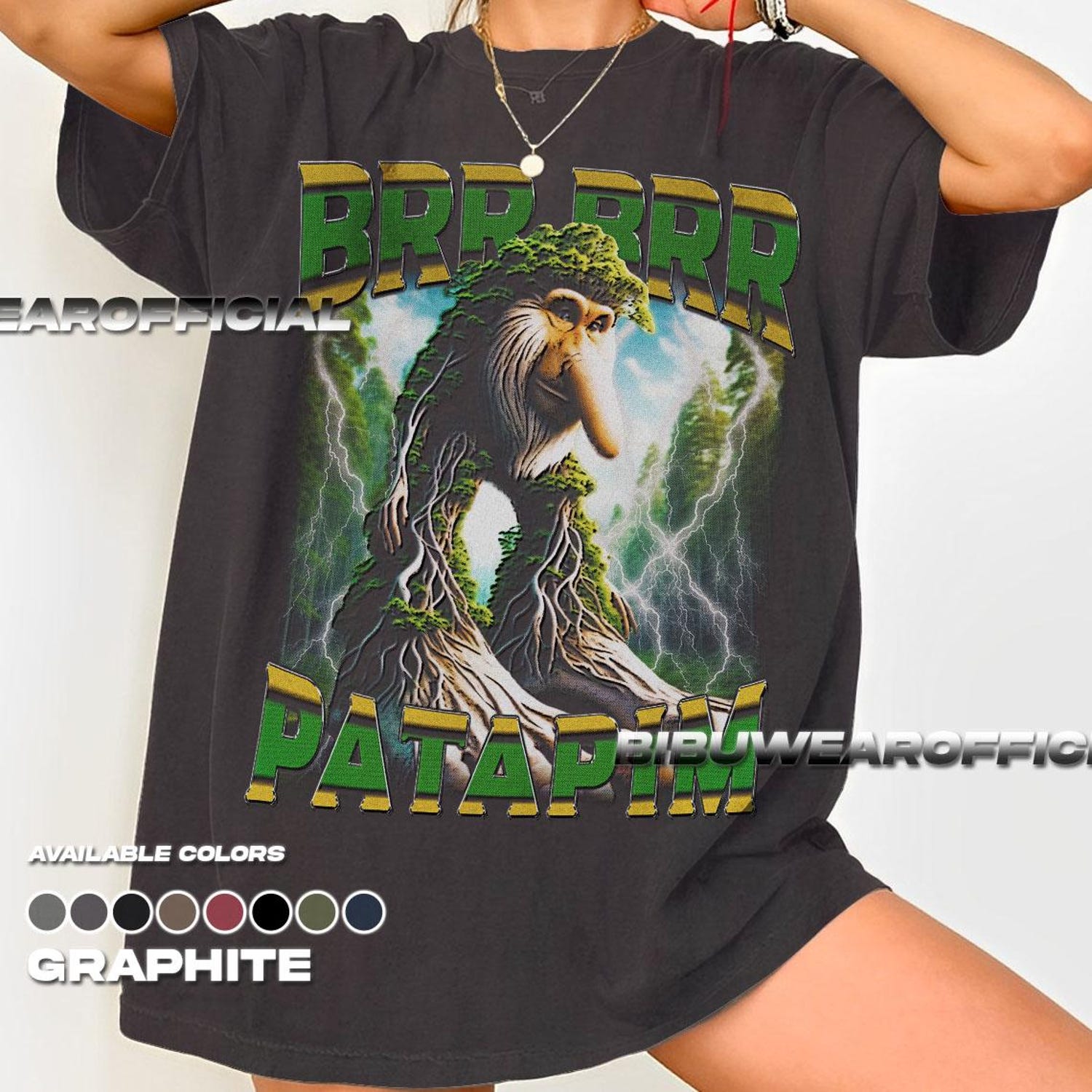 Vintage 90s Graphic Style Brr Brr Patapim T-shirt, Italian Brainrot Gifts For Man and Women Unisex Tee, Retro 90s Tshirt, Cool Graphic Tee,