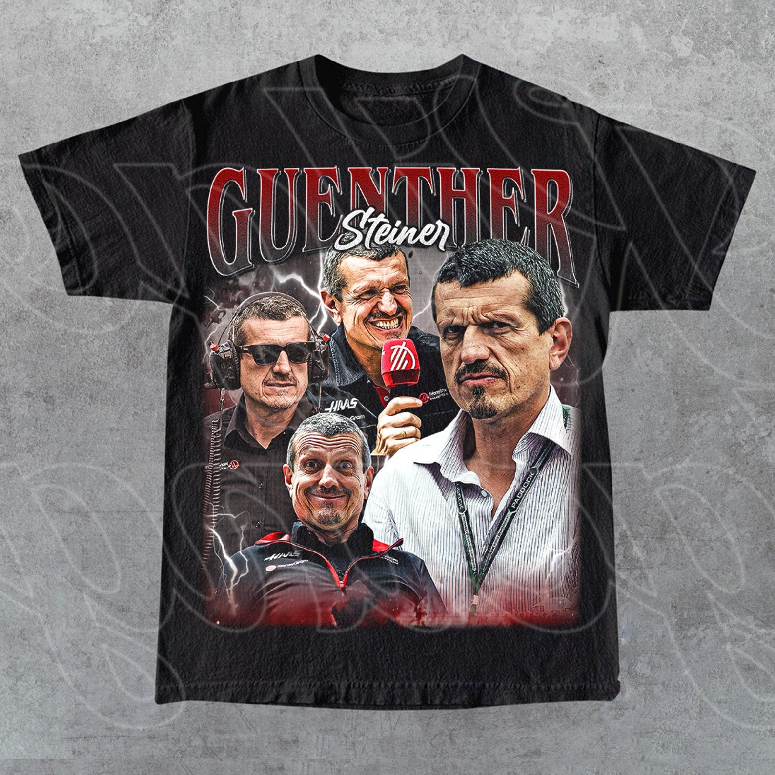 Guenther Steiner Italian Engineer & Former Haas F1 Team Principal Tee – Formula One Racing Graphic T-Shirt – Motorsport Merch – Gift for Fan