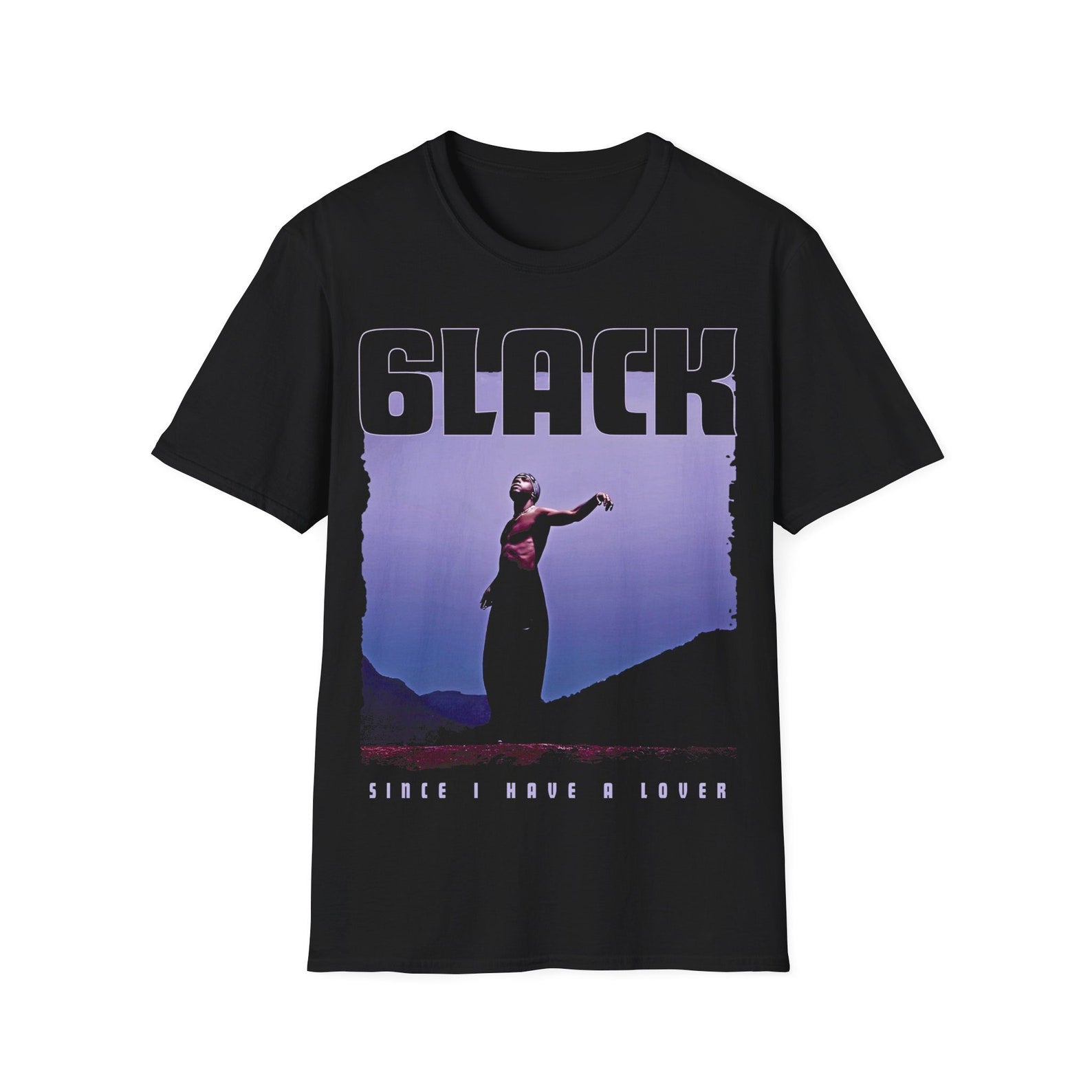 6LACK Unisex Softstyle T-Shirt, 6LACK Rap Tee Concert Merch Album 90s Poster Graphic Sweatshirt