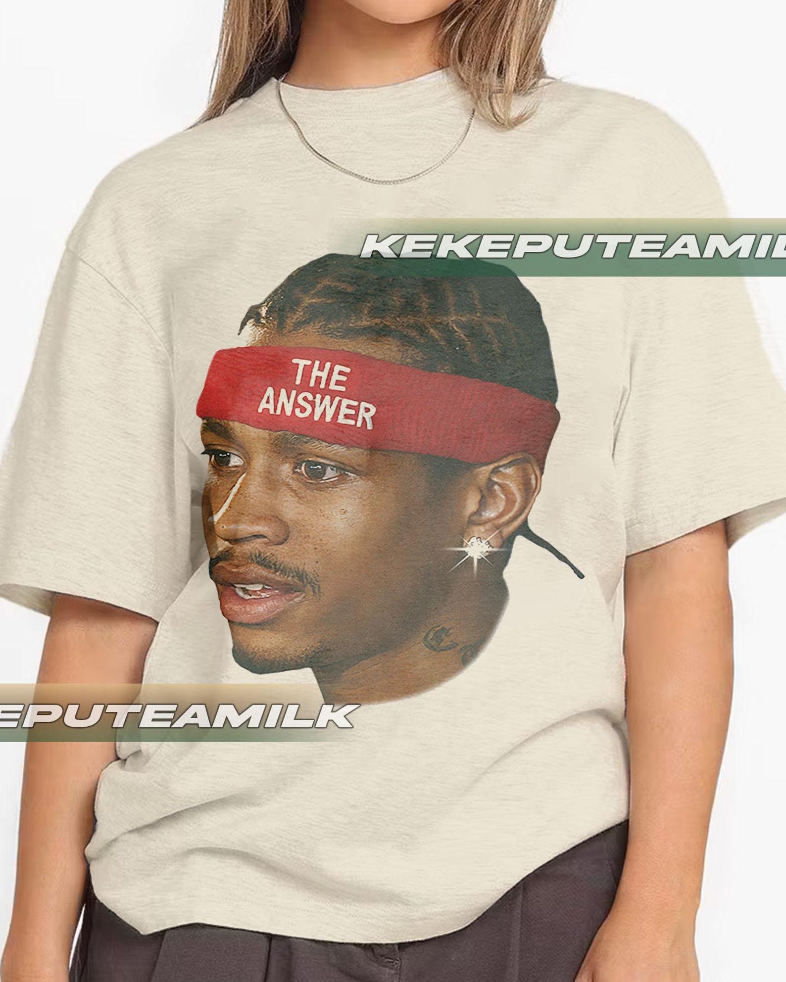 Allen Iverson Shirt – Basketball Legend Graphic Tee – Vintage NBA T-Shirt – Philly 76ers Fan Merch – Retro Sportswear Gift