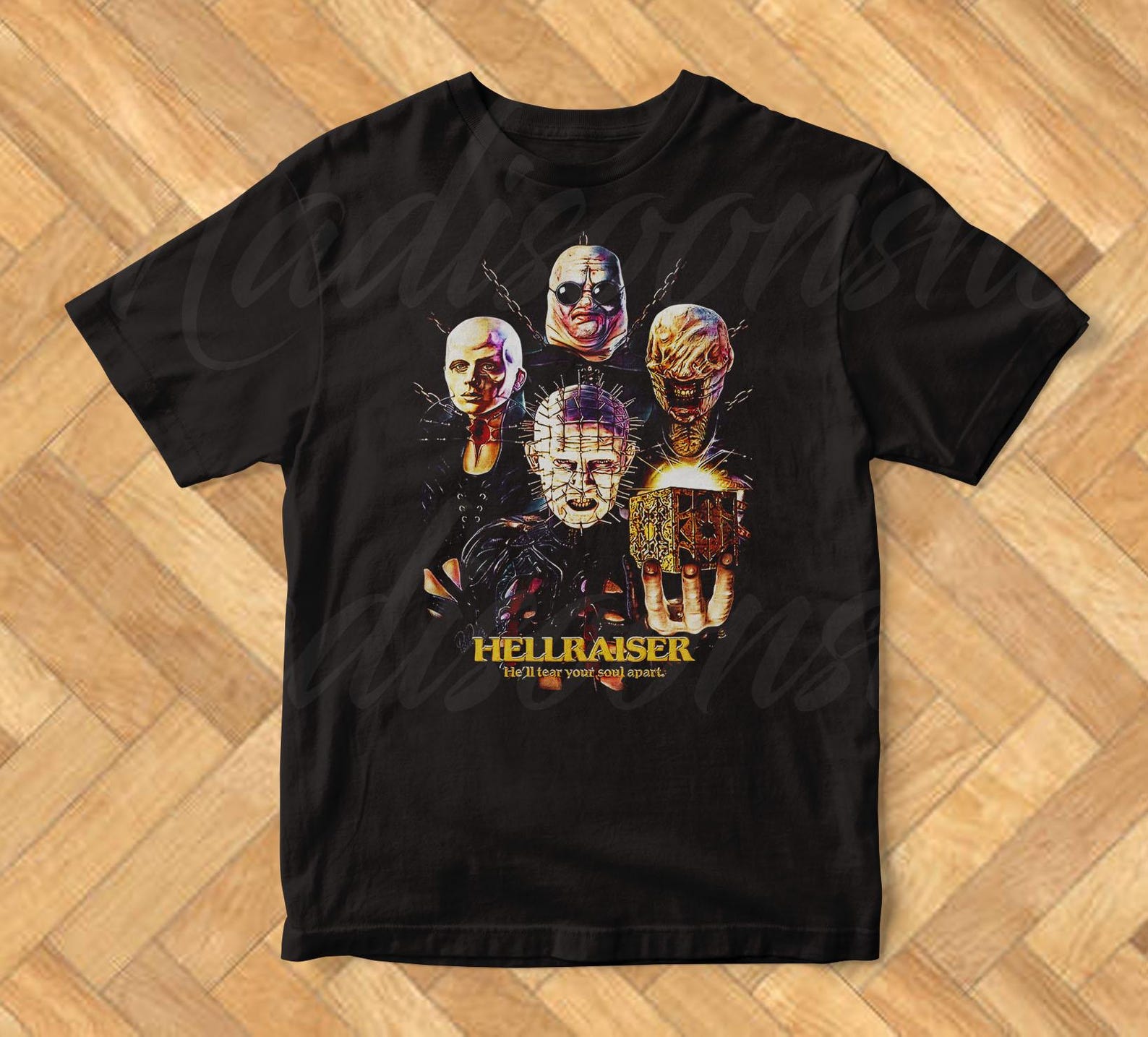 Hellraiser Vintage T-Shirt: Unisex Soft Cotton Colors Tee