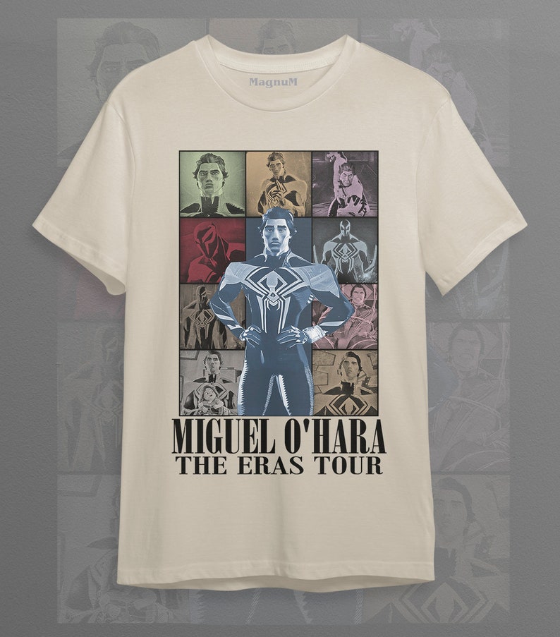 Miguel Ohara Spider man Verse The Eras tour Unisex Softstyle T-Shirt