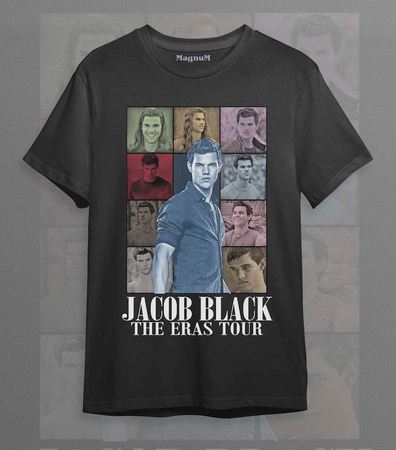 Jacob Black - Taylor Lautner Eras tour, Warewolf, Vampire Unisex Softstyle T-Shirt