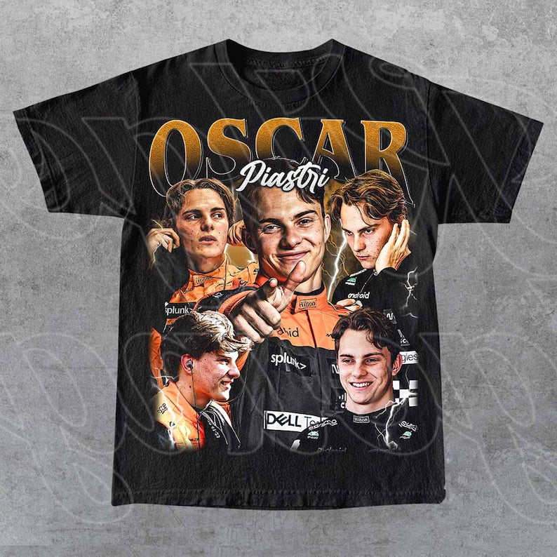 Limited Oscar Piastri Vintage T-Shirt, Gift For Woman and Man Unisex T-Shirt