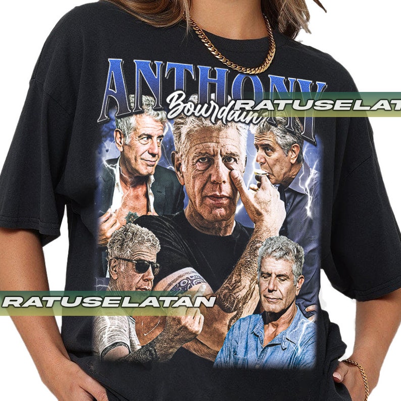 Anthony Bourdain Travel Chef Tribute Tee, Culinary Explorer Graphic, Comfort Colors Unisex