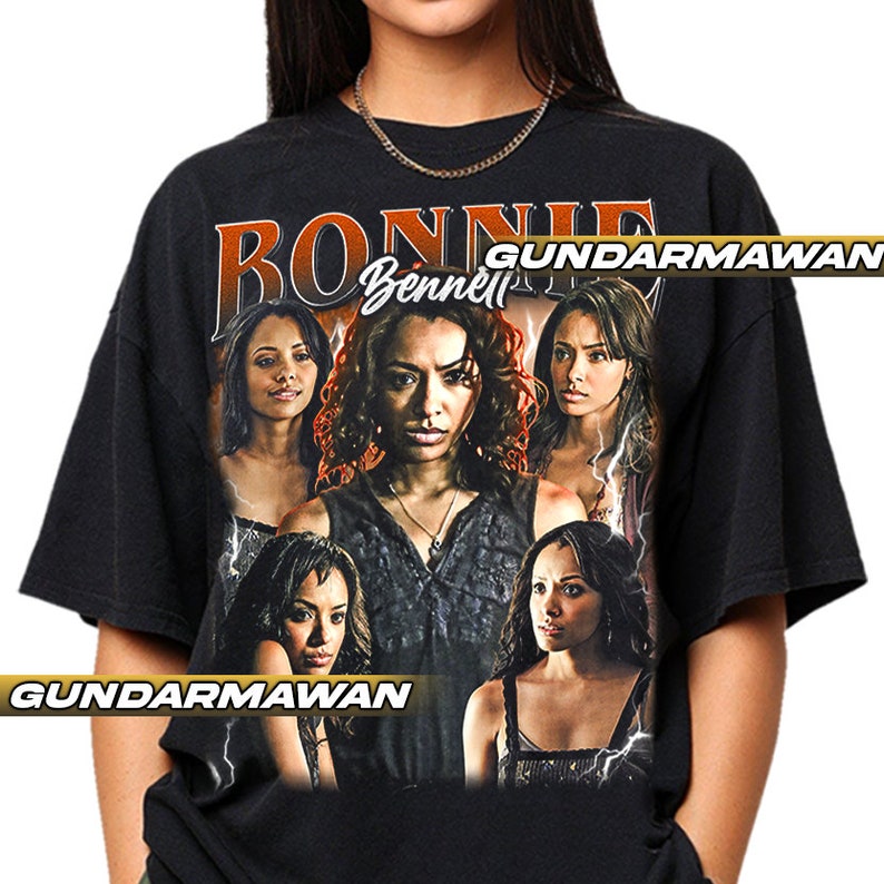 Limited Bonnie Bennett Vintage T-Shirt The Vampire Diaries TV Series Vintage T-Shirt