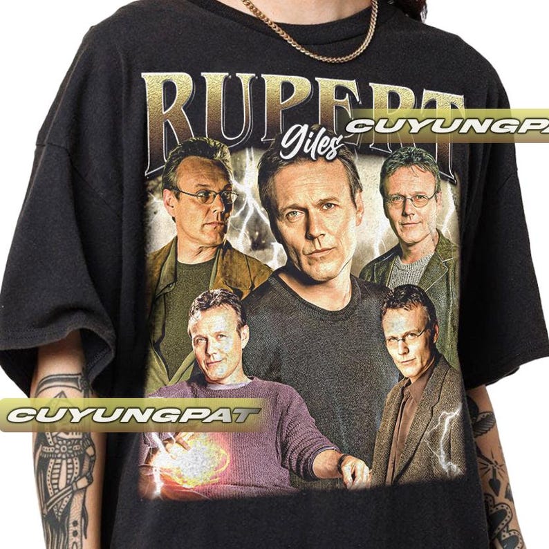 Rupert Giles Buffy the Vampire Slayer Vintage T-Shirt, Gift For Woman and Man Unisex T-Shirt CYP3.5