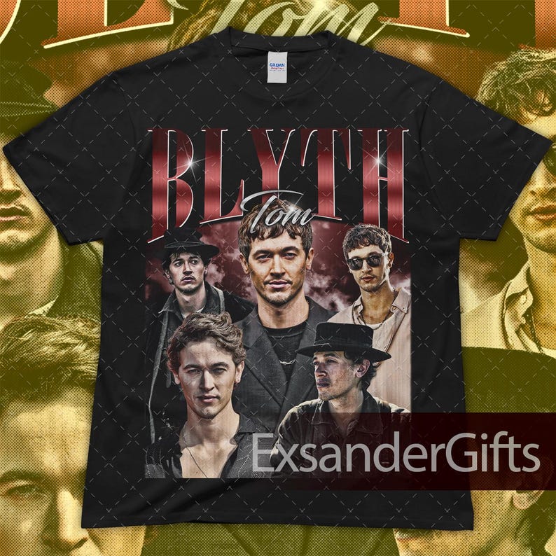 Tom Blyth Vintage Style T-shirt: TV Series Fan Graphic Tee