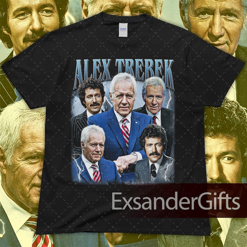 Alex Trebek T-shirt: Vintage TV Series Graphic Tee