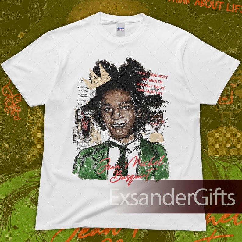 Limited Jean Michael Basquiat Vintage Unisex Heavy Cotton Tee