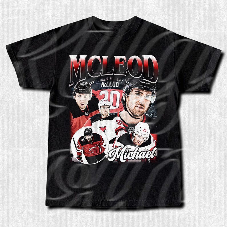 Michael McLeod Hockey Shirt: 90s Canadian Ice Hockey Tee