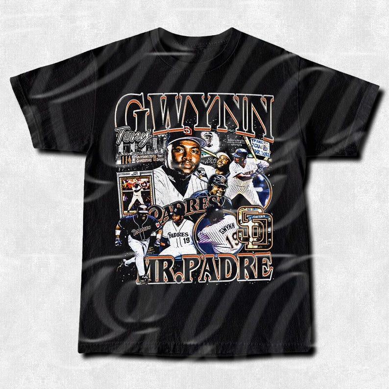 Vintage Tony Gwynn Baseball T-Shirt: Mr. Padre Unisex Tee