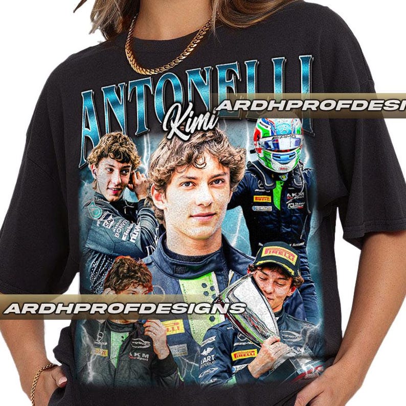 Kimi Antonelli F1 motorsports racing driver T-Shirt, Gift For Women and Man Unisex T-Shirt ARDH019KA