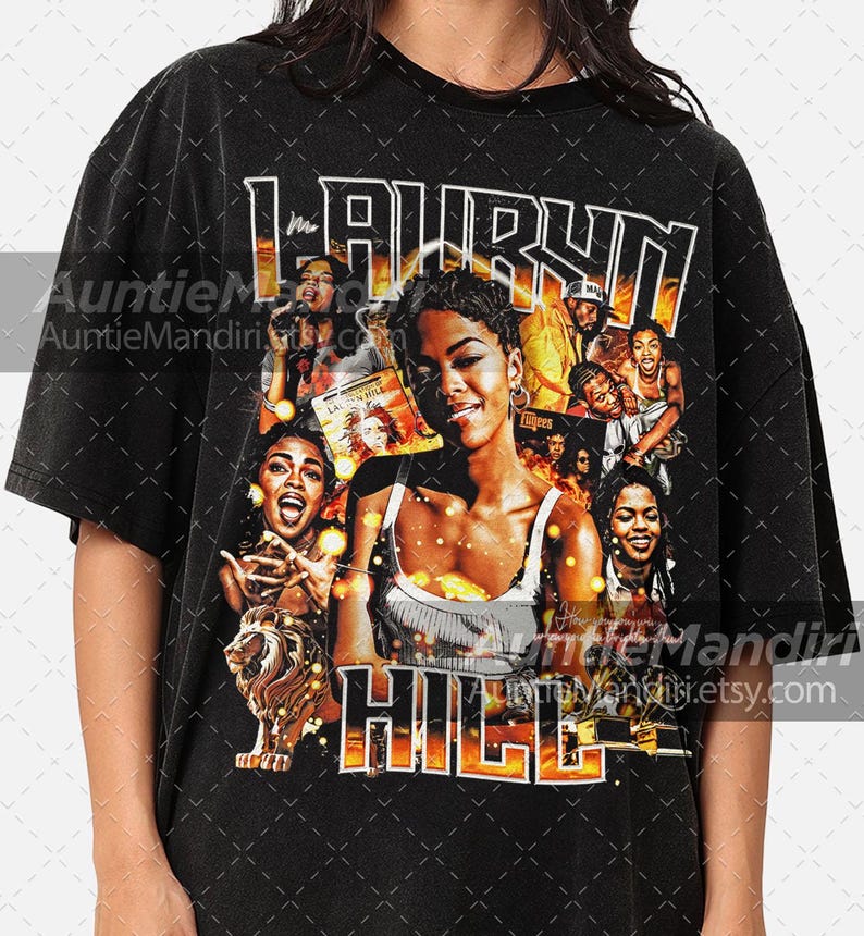 Lauryn Hill Vintage Bootleg Shirt: 90s Hip Hop Music Tee