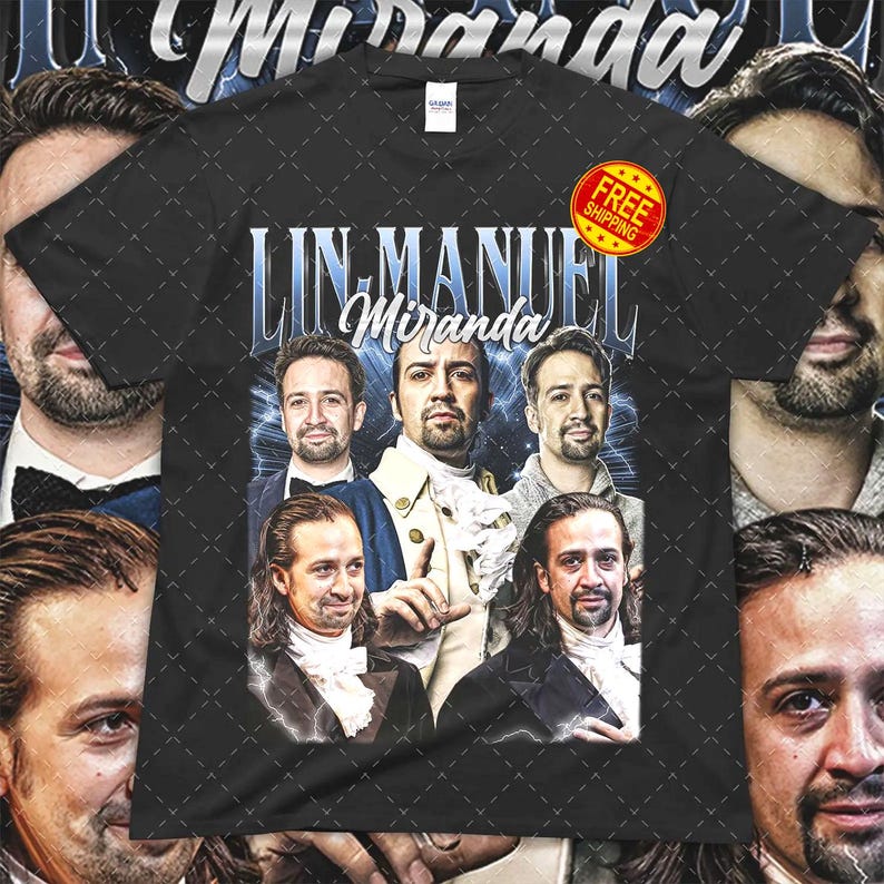 Lin-Manuel Miranda Unisex Tee, Hamilton Fan Shirt, Broadway Musical Gift, Theater Lover Top, Drama Club T-Shirt, Actor Actress Apparel,