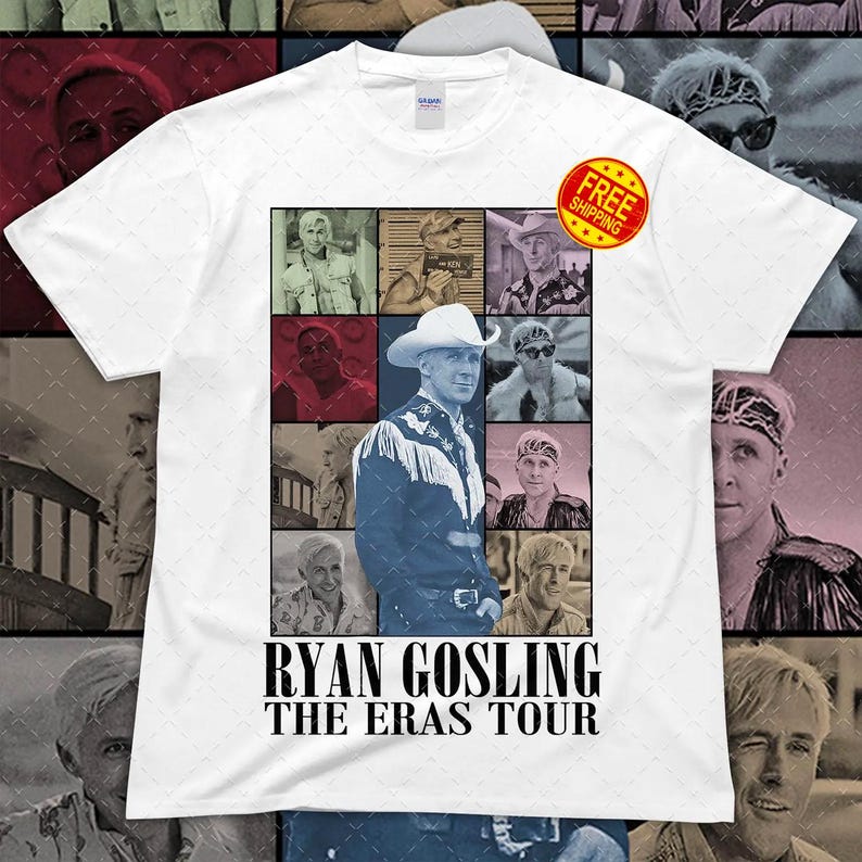 RYAN GOSLING Vintage T-shirt - Ryan Gosling Homage Tees, Ryan Gosling Retro 90's Shirt, Ryan Gosling Fans Tees, Ryan Gosling Memes HA