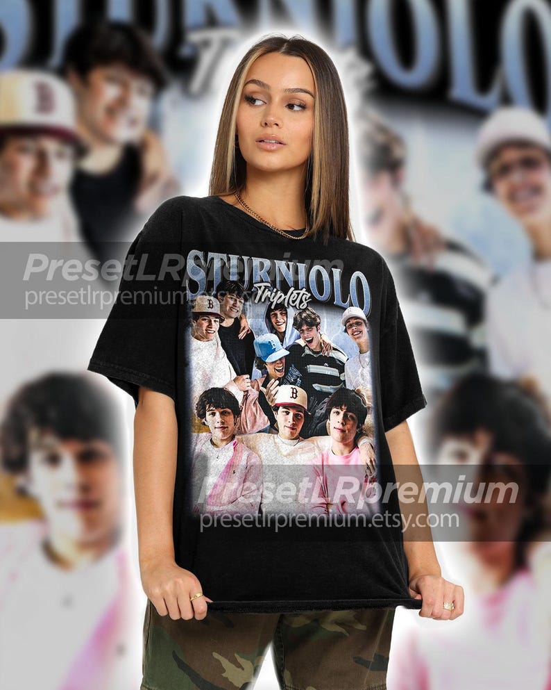Sturniolo Triplets Vintage Style Shirt: YouTube Fan Merch Celebrity