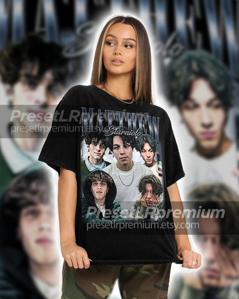 Matthew Sturniolo Vintage Bootleg Tee: Fan Merch Gift Celebrity