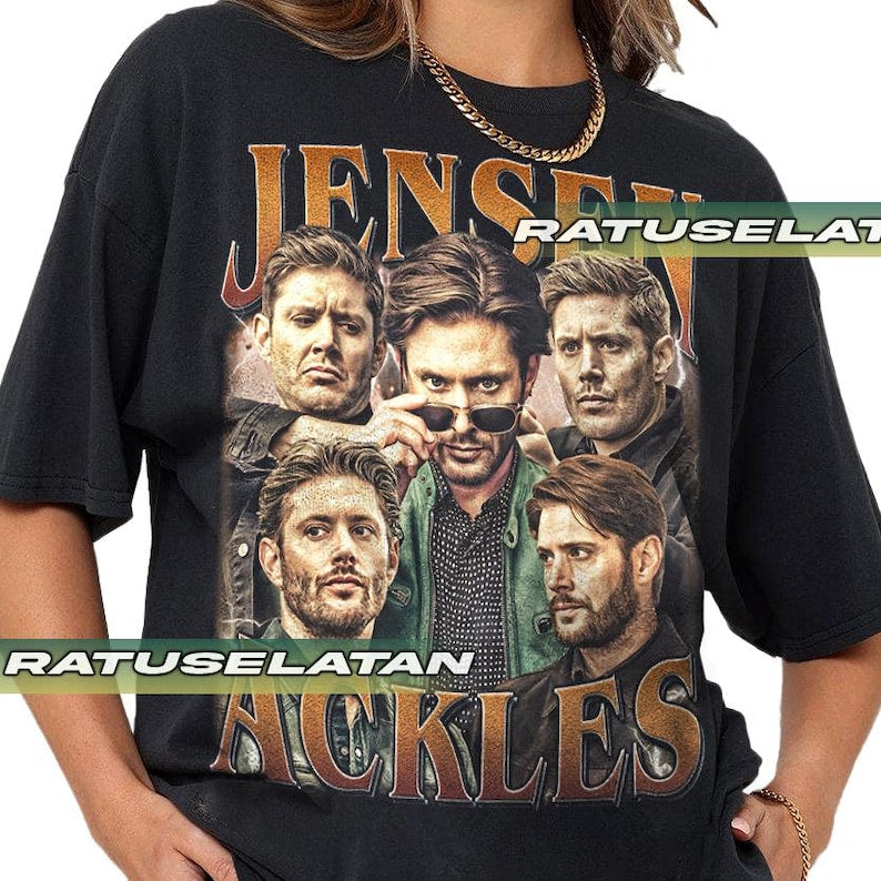 Jensen Ackles Unisex Softstyle T-Shirt, Supernatural Actor Tee, Fan Gift Shirt, Dean Winchester Apparel, TV Show Merch