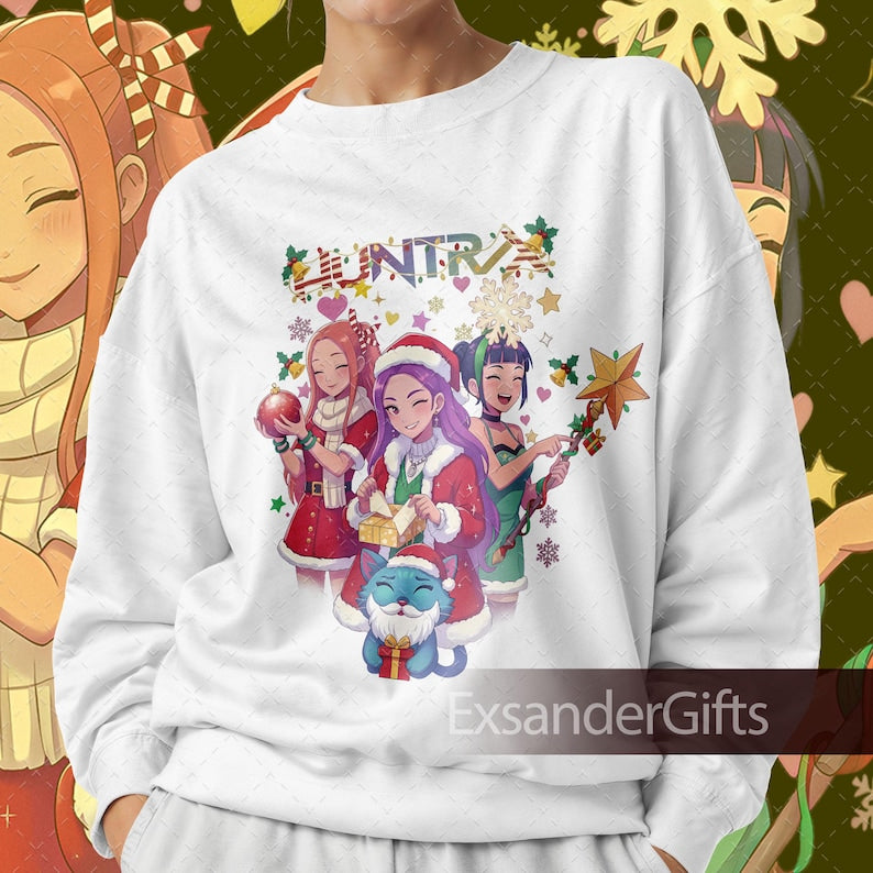 Huntrix Demon Hunters Comfort Colors Tee, Huntrix Girls T Shirt, Mira Rumi Joey Shirt, Demon Hunter Merch Gift For Kpop Fan,Kpop Movie Shirt