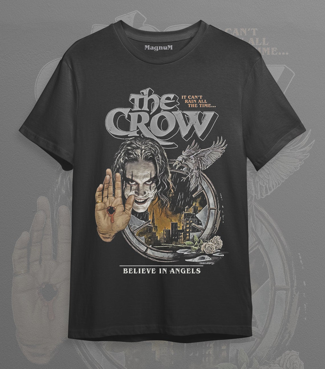Vintage The Crow Movie unisex t-shirt - Limited The Crow tshirt - Gifts For Men and Women